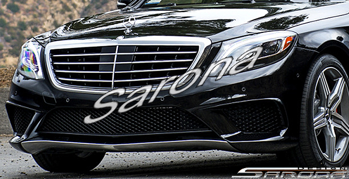 Custom Mercedes S Class  Sedan Front Bumper (2014 - 2019) - $890.00 (Part #MB-123-FB)